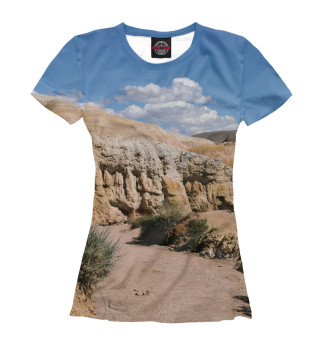 Женская футболка Марс (ландшафт)