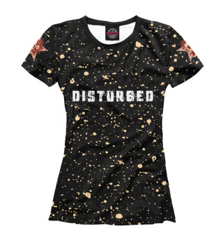 Женская футболка Disturbed - Рок Череп