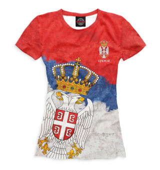 Женская футболка Србиjа