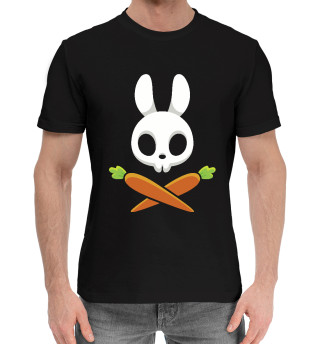 Хлопковая футболка для мальчиков Череп кролика