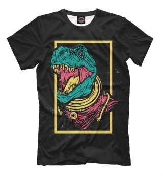 Мужская футболка Динозавр в графике
