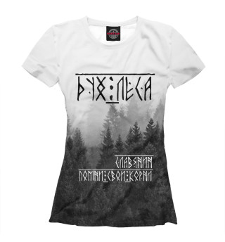 Женская футболка Дух леса