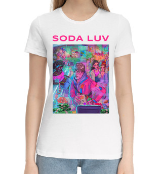 Хлопковая футболка для девочек Soda Luv