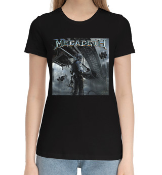 Хлопковая футболка для девочек Megadeth