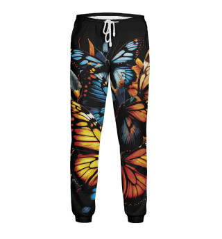 Мужские спортивные штаны Ночные светящиеся бабочки