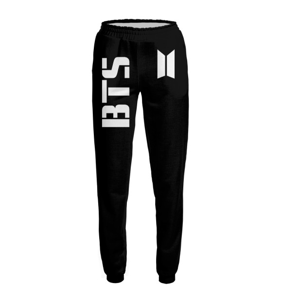 Женские спортивные штаны с изображением BTS цвета Белый
