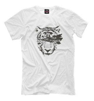 Мужская футболка Тигр. Верь в свою силу