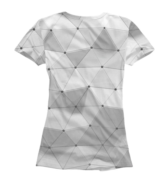 Женская футболка с изображением 3D pattern / Vanguard цвета Белый