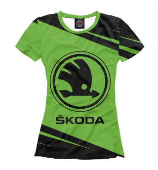 Женская футболка Skoda / Шкода