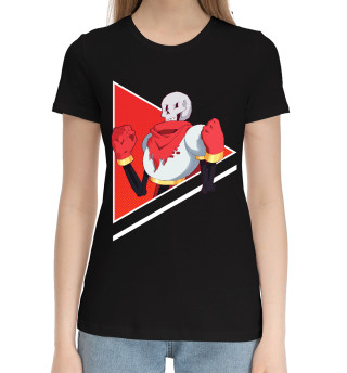 Хлопковая футболка для девочек Папирус