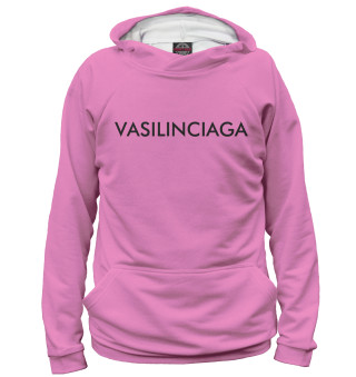 Худи для девочки Vasilinciaga розовый фон
