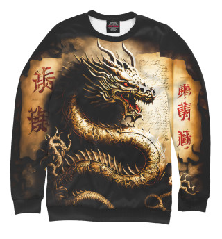 Мужской свитшот Китайский дракон