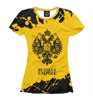 Женская футболка Российская Империя - Герб