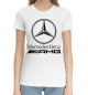 Женская хлопковая футболка Mersedes-Benz AMG