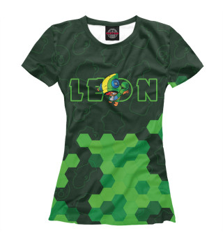 Женская футболка Brawl Stars Leon / Леон