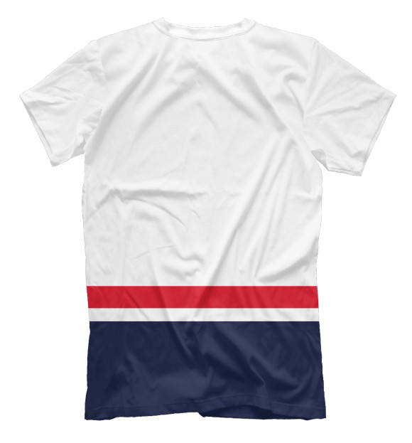 Мужская футболка с изображением Коламбус Блю Джэкетс цвета Белый