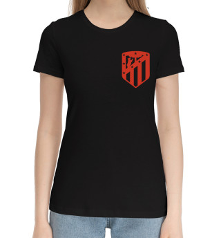 Хлопковая футболка для девочек Atletico Madrid
