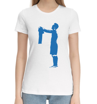 Хлопковая футболка для девочек Messi