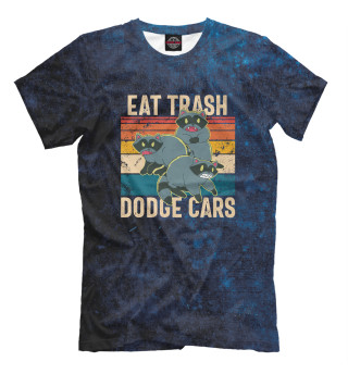 Футболка для мальчиков Eat Trash Dodge Cars