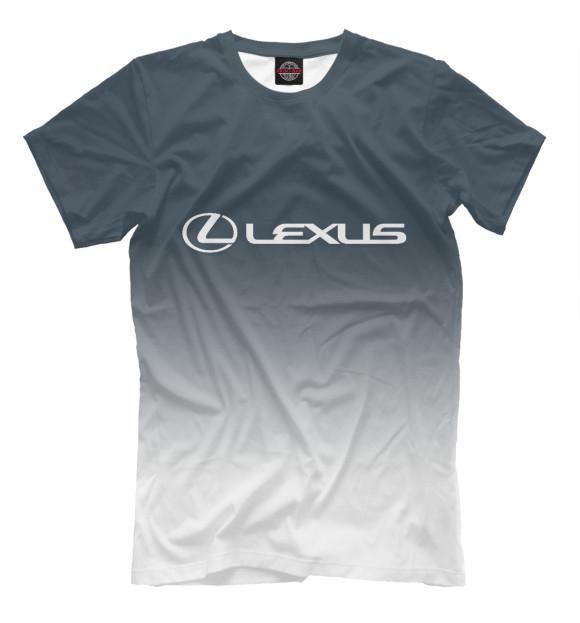Футболка для мальчиков с изображением Lexus / Лексус цвета Белый