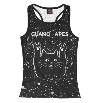 Женская майка-борцовка Guano Apes + Рок Кот
