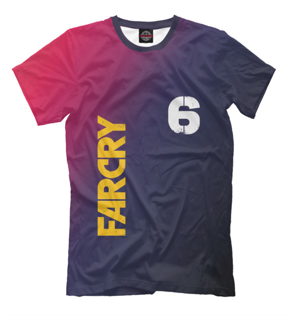 Мужская футболка с изображением Far Cry 6 / Фар Край 6 цвета Белый