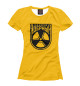 Женская футболка Эмблема - Ядерный хоккей