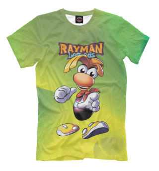 Мужская футболка Rayman green
