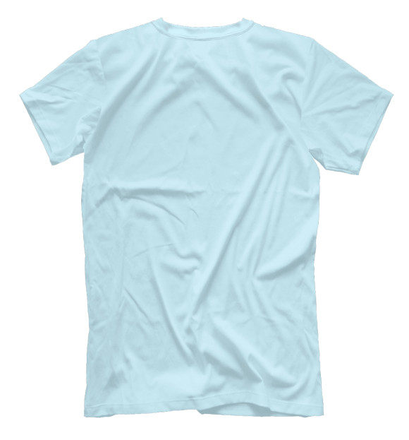 Мужская футболка с изображением Сумасшедшая белка-ниндзя цвета Белый