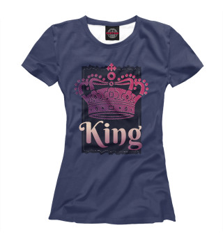 Женская футболка Dark King
