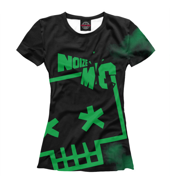 Женская футболка с изображением Noize MC цвета Белый
