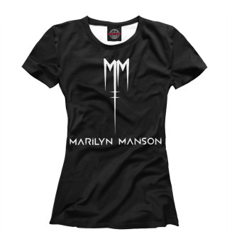 Футболка для девочек Marilyn Manson