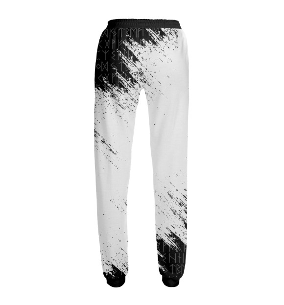Женские спортивные штаны с изображением Оберег Грозовик цвета Белый