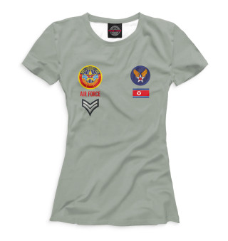 Женская футболка ВВС Северная Корея