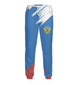 Мужские спортивные штаны Флаг и герб России