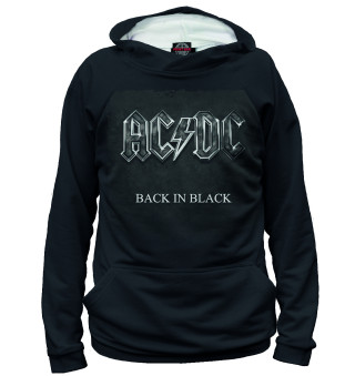 Худи для девочки Back in black — AC/DC