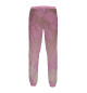 Мужские спортивные штаны Узор листьев и цветов лотоса (розовый)