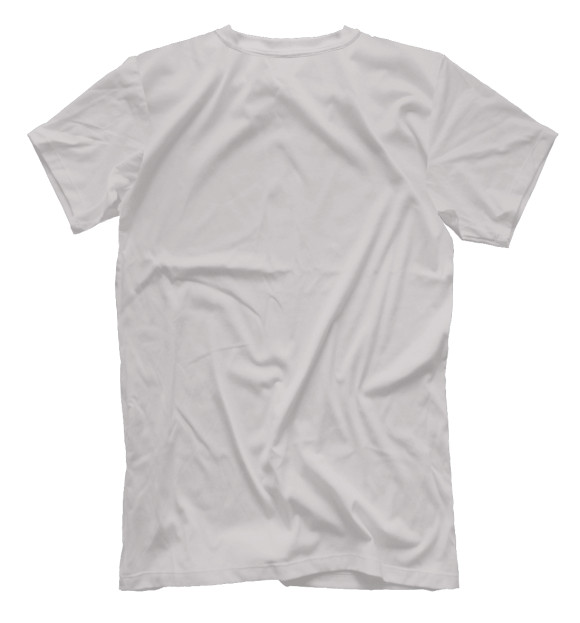 Мужская футболка с изображением Лисята цвета Белый