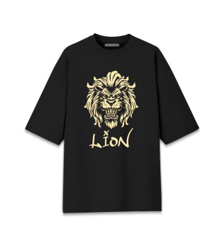 Женская футболка оверсайз Lion#2