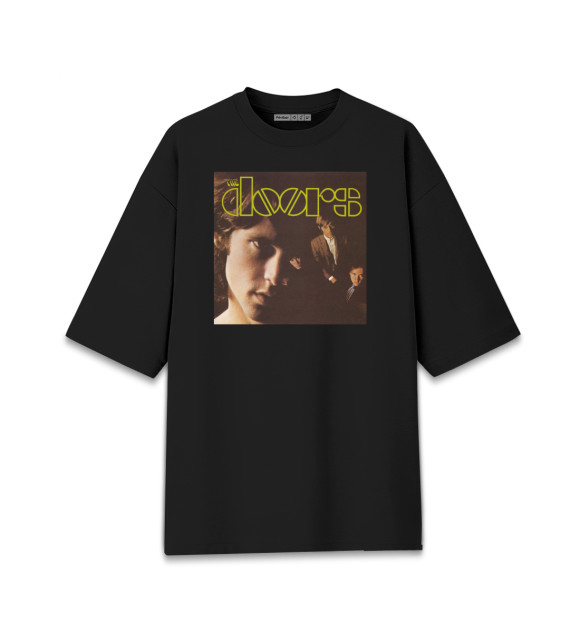 Мужская футболка оверсайз с изображением The Doors - The Doors цвета Черный