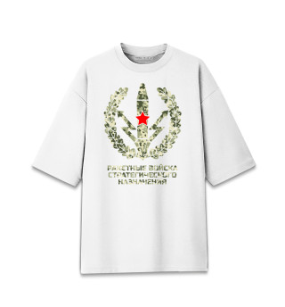 Женская футболка оверсайз Ракетные войска