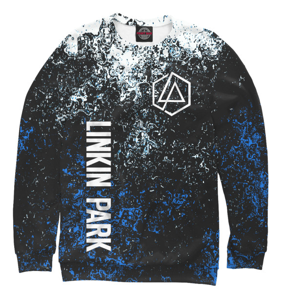 Мужской свитшот с изображением Linkin Park | Линкин Парк цвета Белый