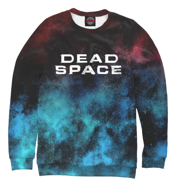 Мужской свитшот с изображением Dead Space | Мёртвый Космос цвета Белый