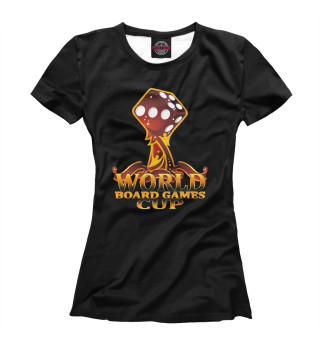 Женская футболка ЧМ по настольным играм