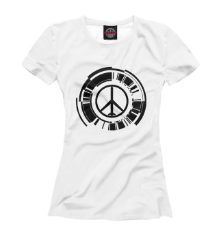 Женская футболка Peace Walker
