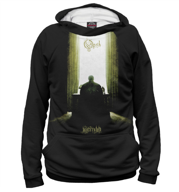 Мужское худи с изображением Opeth цвета Белый