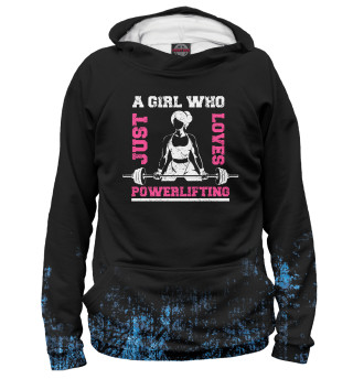 Худи для мальчика A gril who Powerlifting