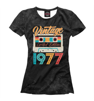 Женская футболка Vintage 1977 Awesome