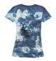 Женская футболка Сказочный дом в облаках
