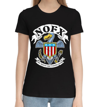 Хлопковая футболка для девочек NOFX